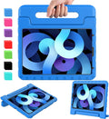 iPad 10.9 inch & 11 inch EVA Shockproof Case w Handle & Stand for iPad Air 5th/4th Gen (10.9 inch) & iPad Pro 11inch (Blue)