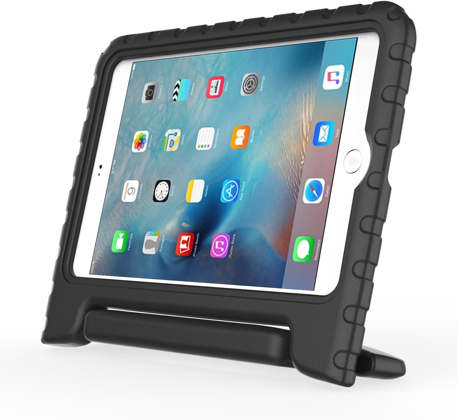 Shockproof Handle case with Stand for iPad Mini 1/2/3/4/5 with 7.9 inch Screen (Black)