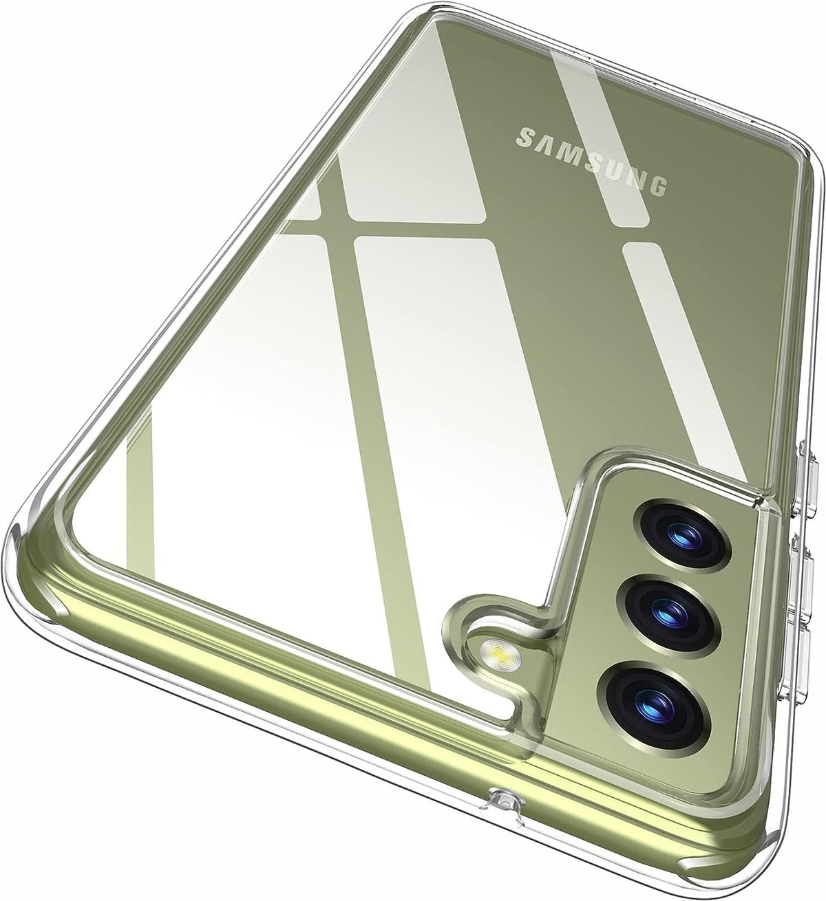 Samsung Galaxy S21 FE Tough Hybrid Clear Case