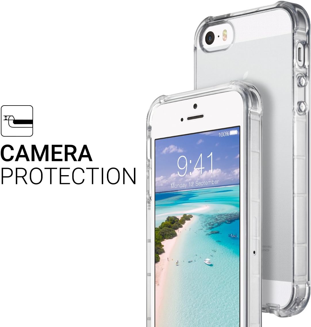 iPhone SE / 5 / 5S Hybrid Clear Case