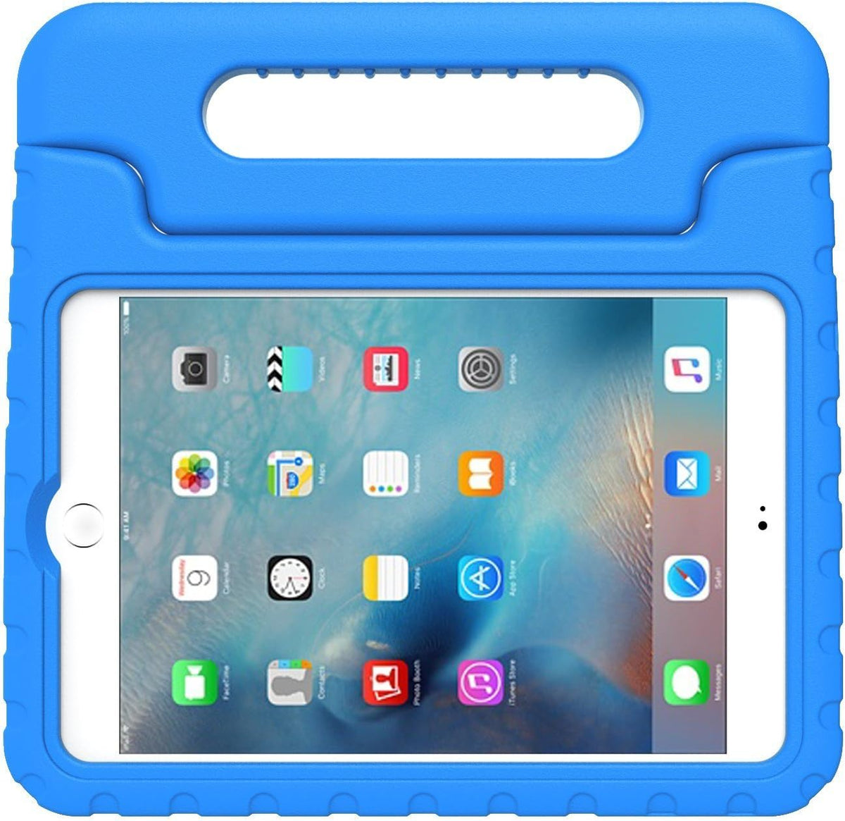 Shockproof Handle case with Stand for iPad Mini 1/2/3/4/5 with 7.9 inch Screen (Blue)