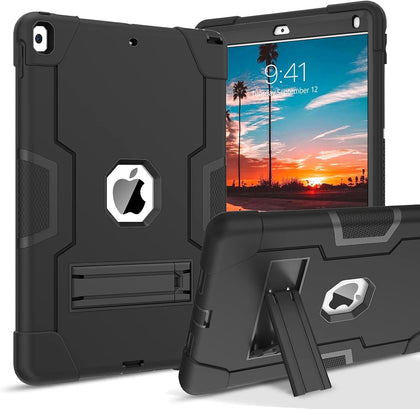 Apple iPad Air 3 (2019) & iPad Pro 10.5 (2017) Heavy Duty Rugged Shockproof Case with Kickstand