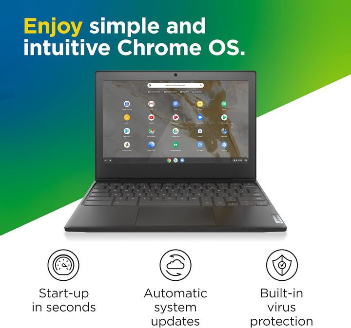 Lenovo IdeaPad 3 Chromebook 11.6” AMD A6-9220C 4GB RAM 32GB eMMC “PlayStore Compatible” School Ready with Google Updates (A− Grade)