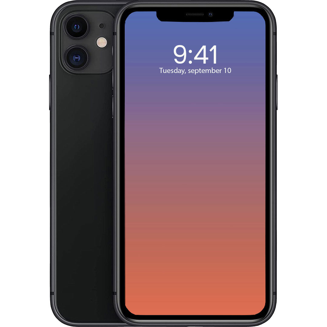 Apple iPhone 11 128GB Black - New Battery, Case, Glass Screen Protector (Exc)
