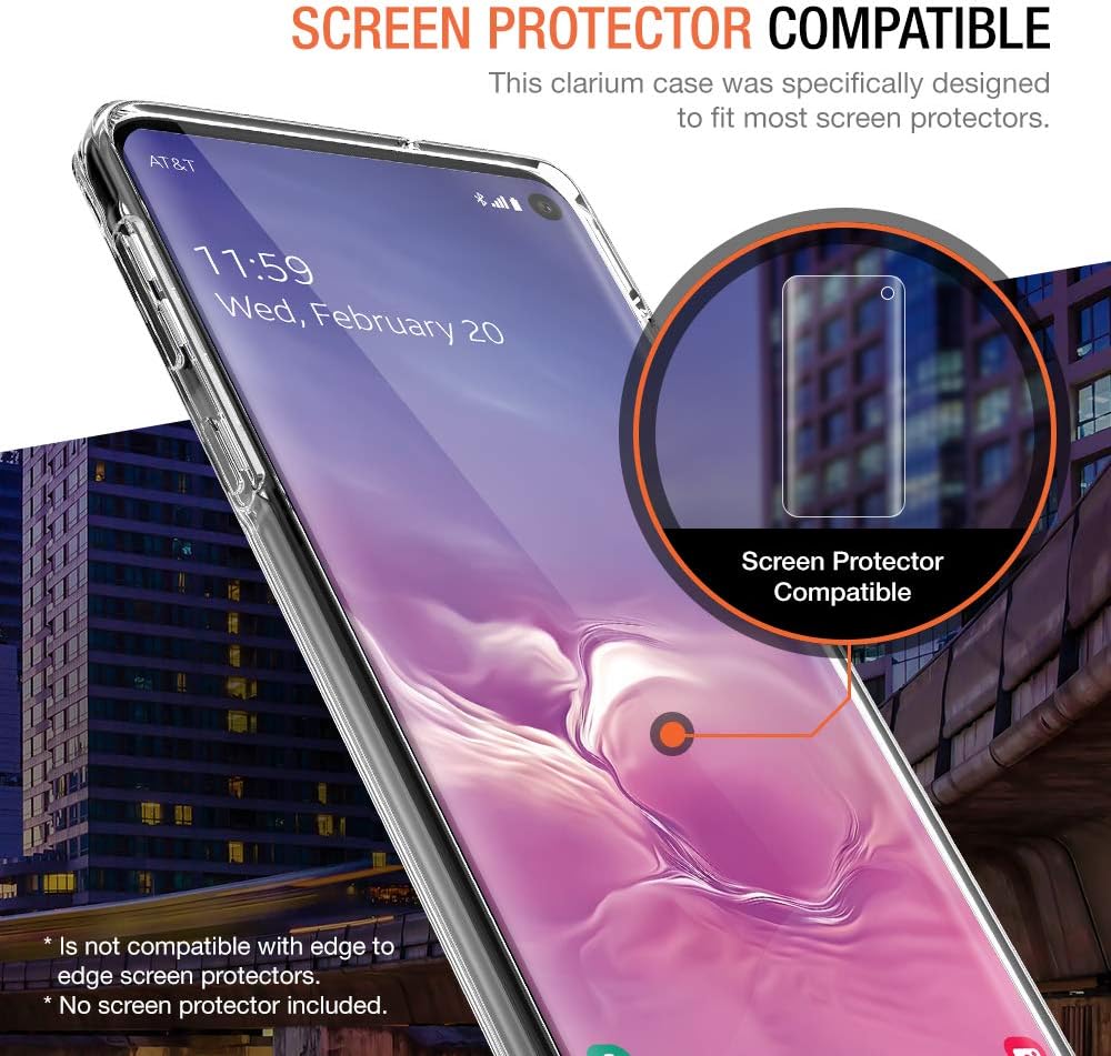 Samsung Galaxy S10 Tough Hybrid Clear Case *Free Shipping*