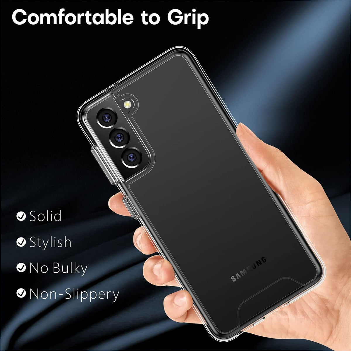 Samsung Galaxy S21 FE Tough Hybrid Clear Case