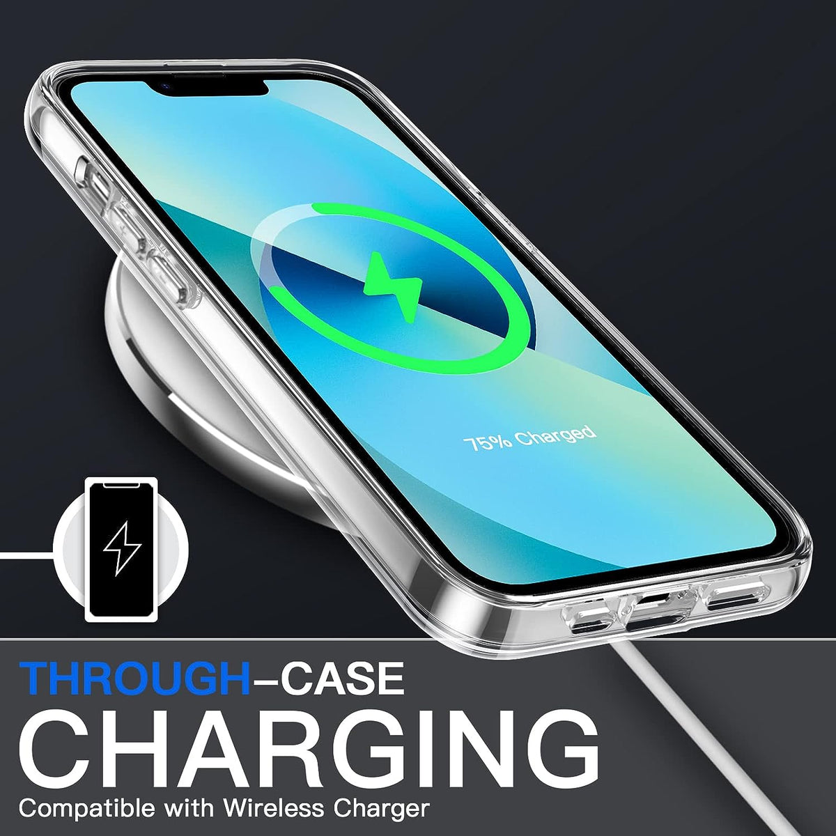 3 in 1 Combo - Case, Screen Protector & Camera Lens Protector for iPhone 13