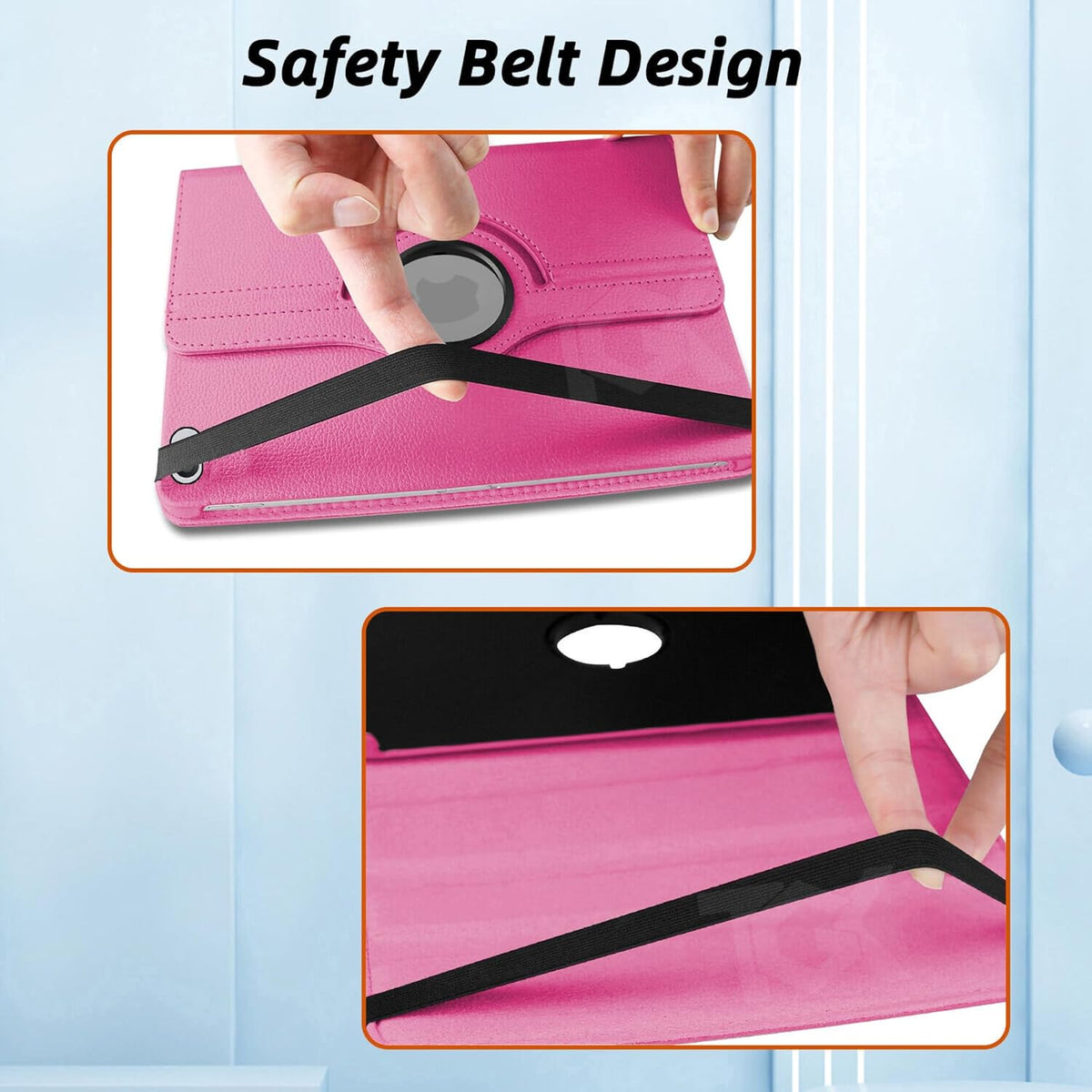 Kickstand Book Case for iPad Mini 5/4 Gen 7.9 inch (PINK)