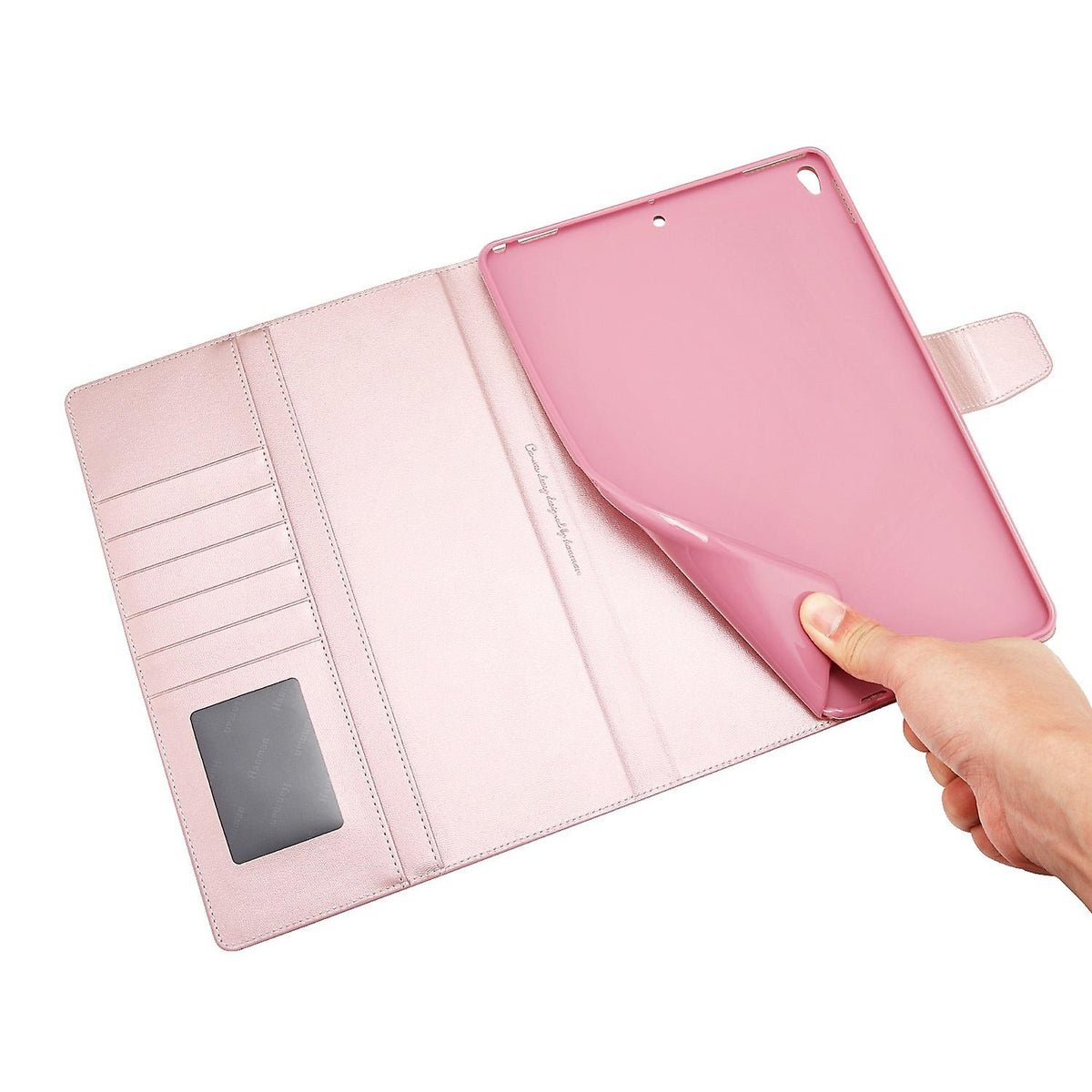 Hanman Mill Series For iPad 7,8,9 (10.2 inch), iPad Air 3rd Gen (10.5 inch 2019) & Pro 10.5-inch (2017) ROSE GOLD