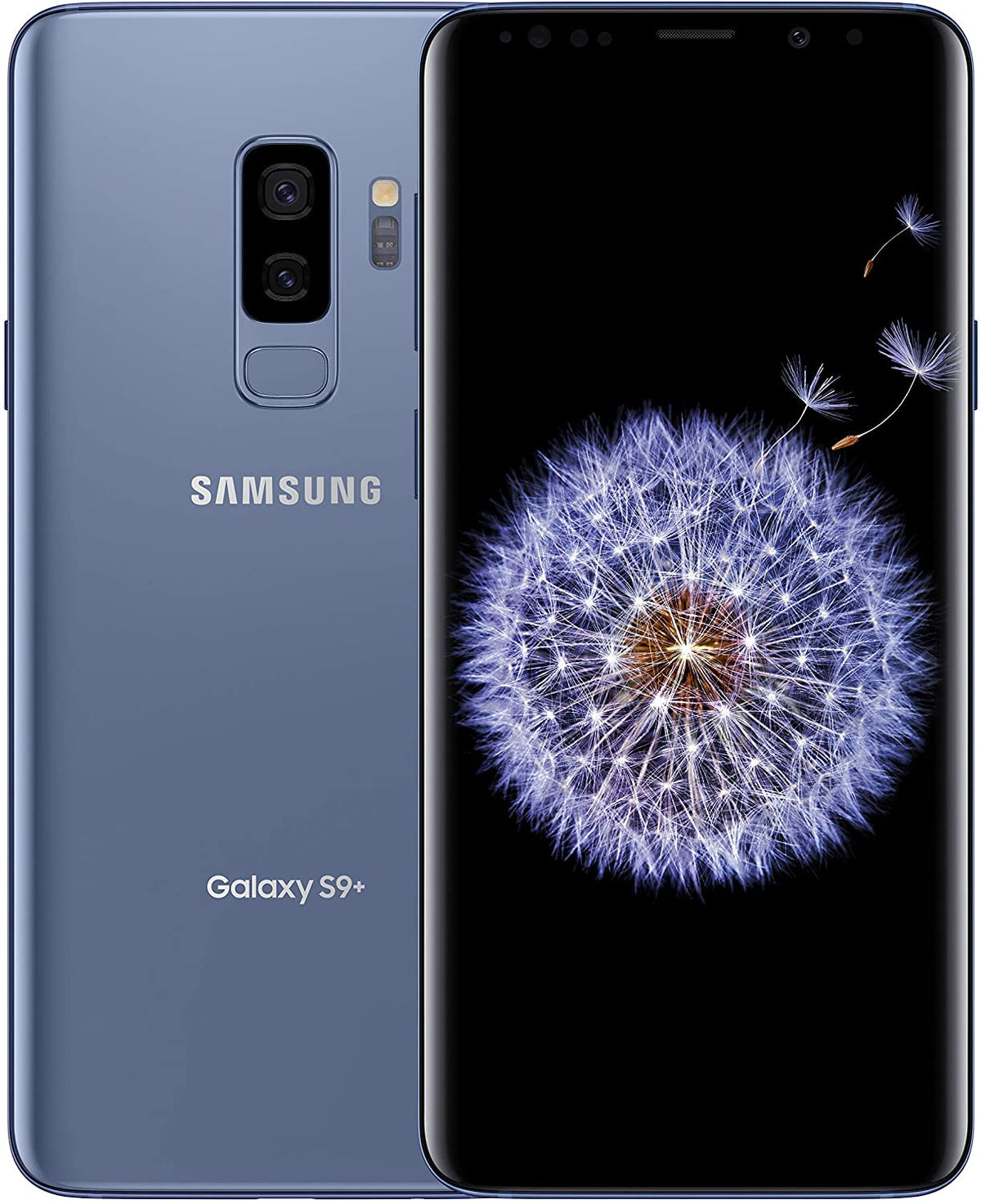 Samsung Galaxy S9 Plus 64GB Blue (Like New) Screen burn With Case, Screen Protector