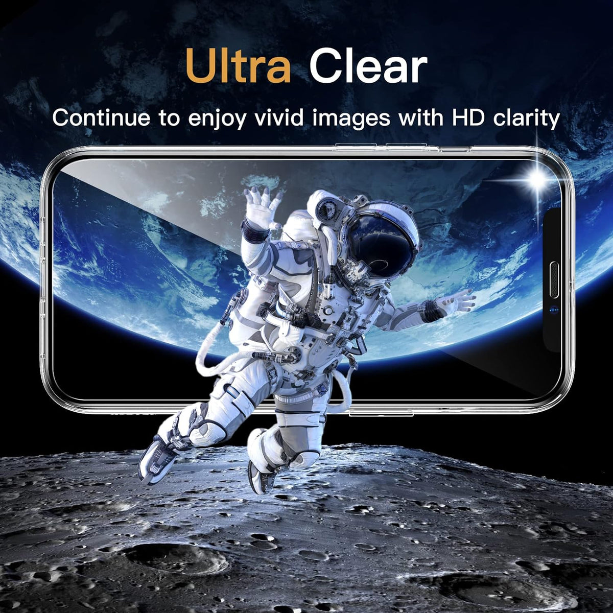 3 in 1 Combo - Case, Screen Protector & Camera Lens Protector for iPhone 12 Pro Max