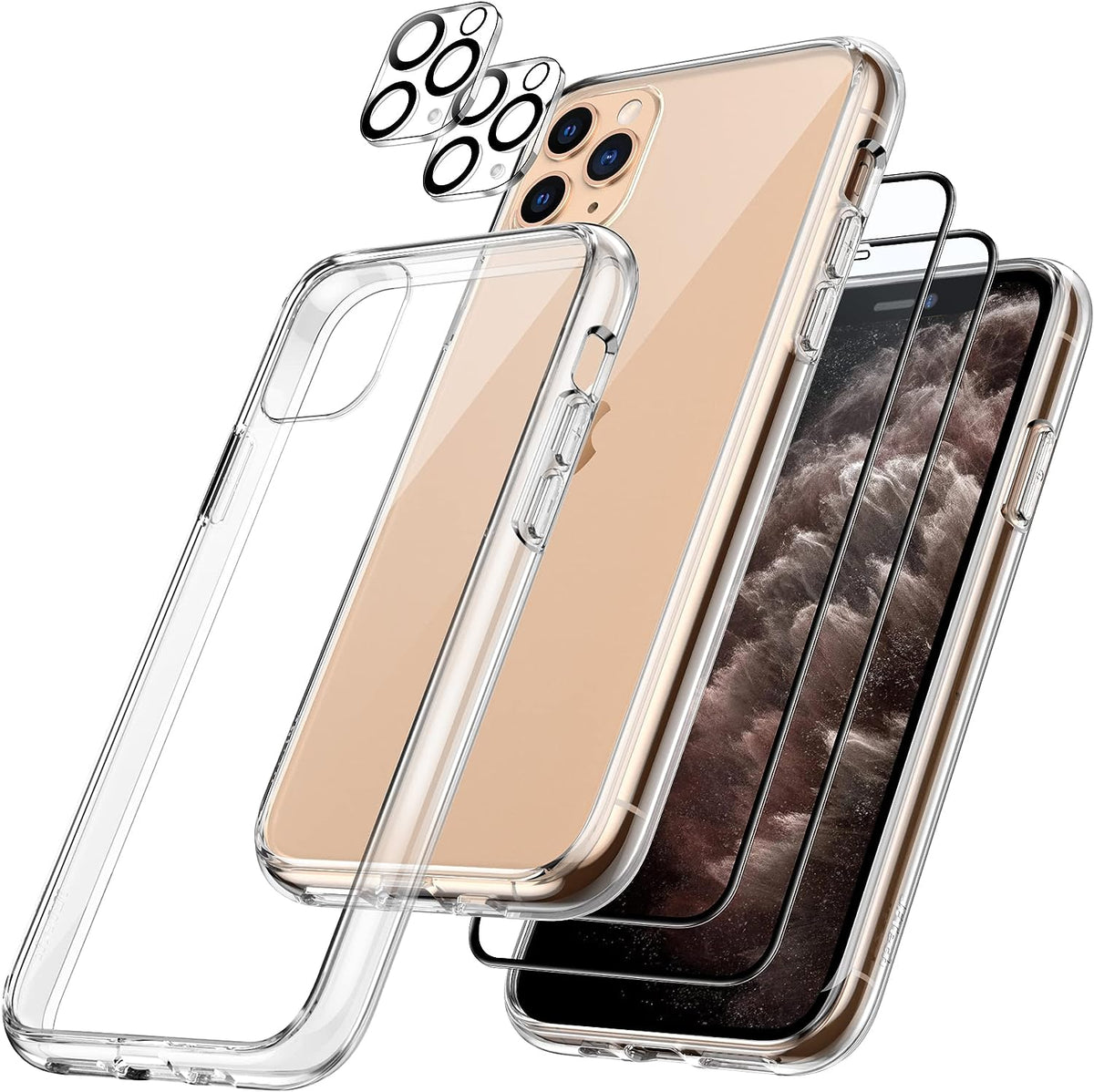 Bundle Deal - Case, Screen Protector for iPhone 11 Pro Max