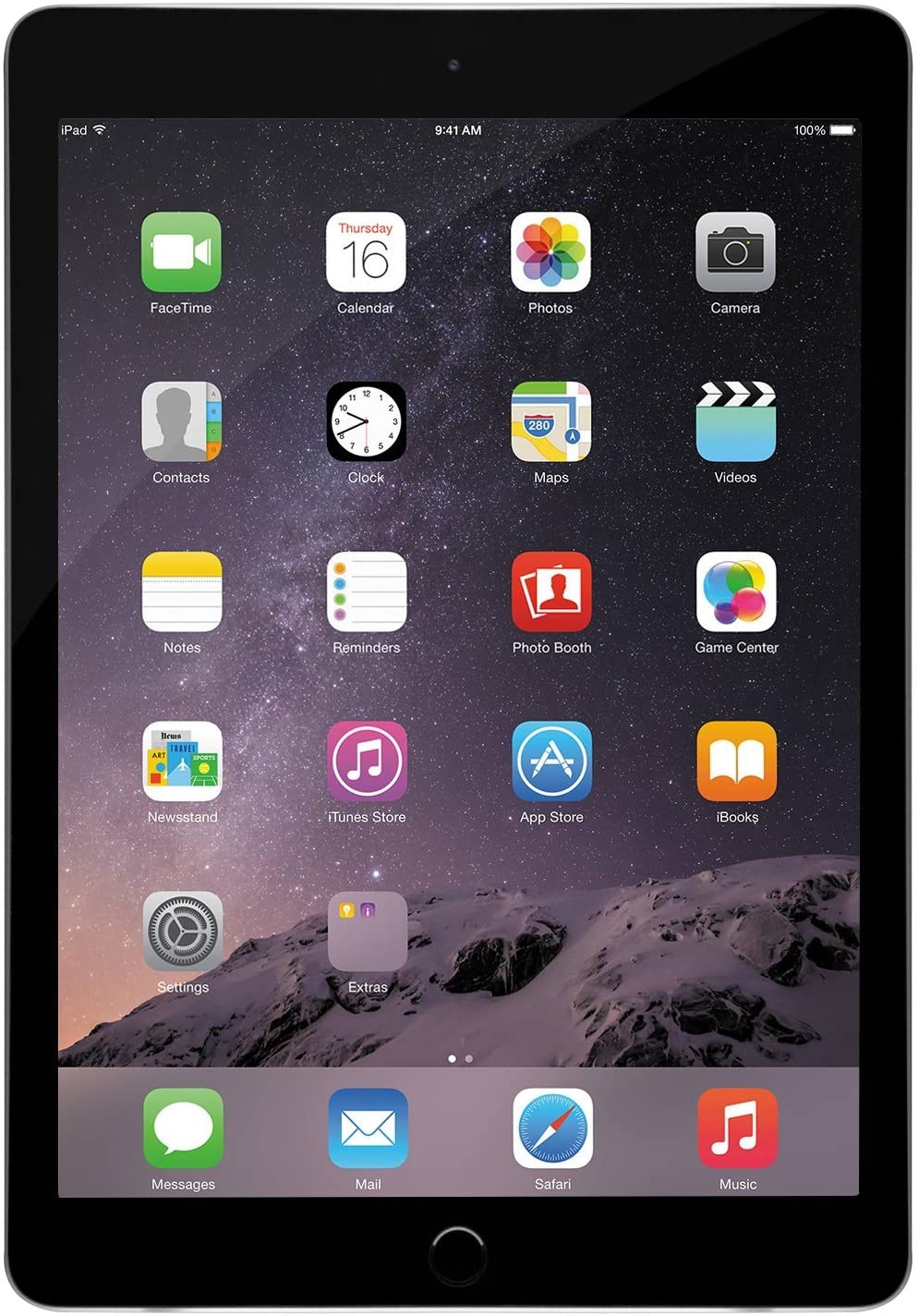 Apple iPad Air 2 16GB WiFi (Excellent / Tiny Hairline Crack) Pre-Owned