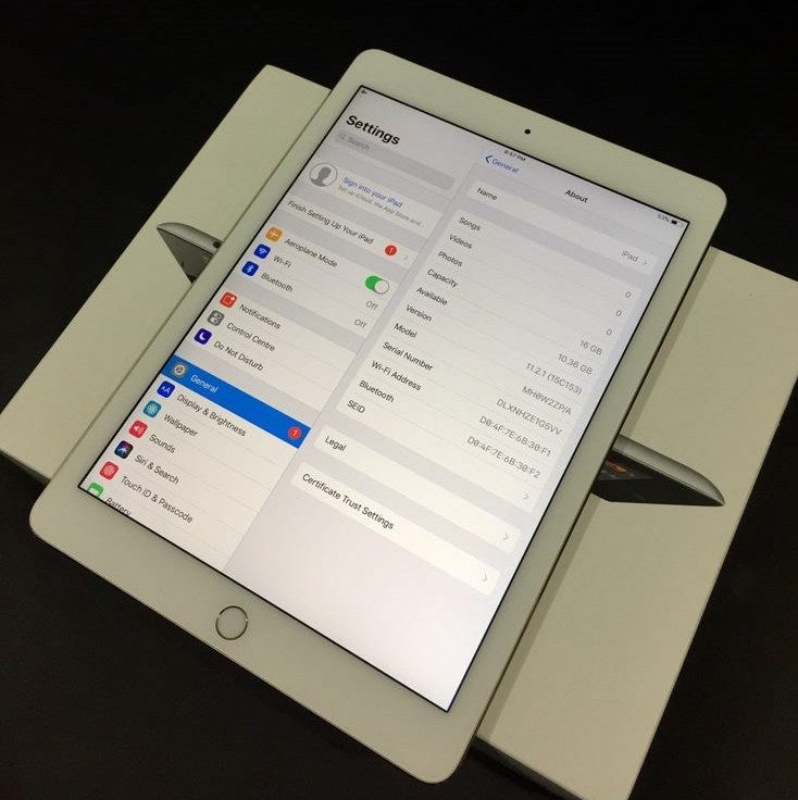 Apple iPad Air 2 64GB WiFi & Cellular 3G/4G White (As New)