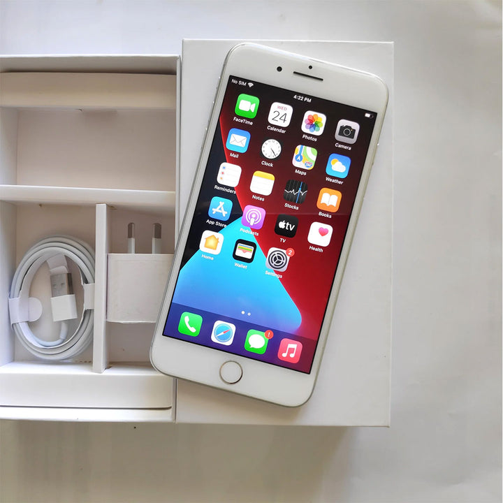 Apple iPhone 8 Plus 64GB White - Good Battery, Case, Screen Protector