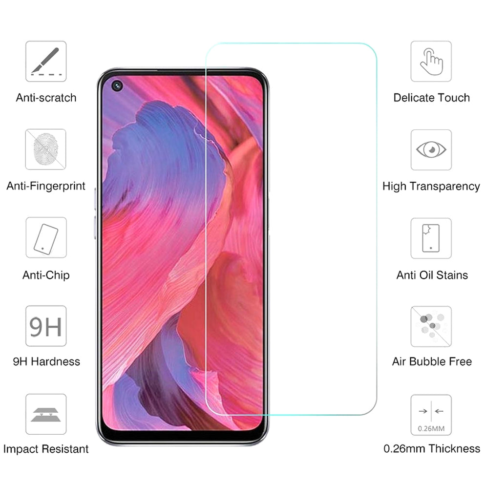 Tempered Glass Screen Protector for For Oppo A54 5G A74 5G A93 5G