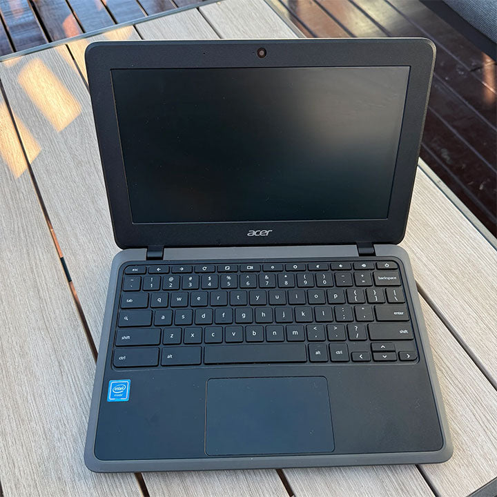 Acer Chromebook C733-C9C5 11.6” Intel N4020 1.1GHz 4GB RAM 32GB eMMC “PlayStore Compatible” School Ready (Exc) Left USB C NW