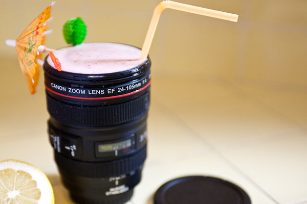 Camera Lens Mug *Black*