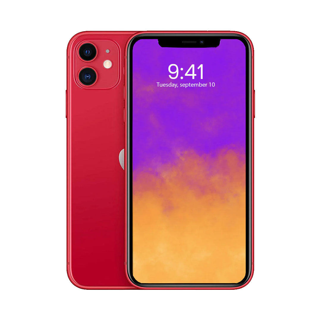 Apple iPhone 11 64GB Red with New Battery, Case & Screen Protector (Excellent)