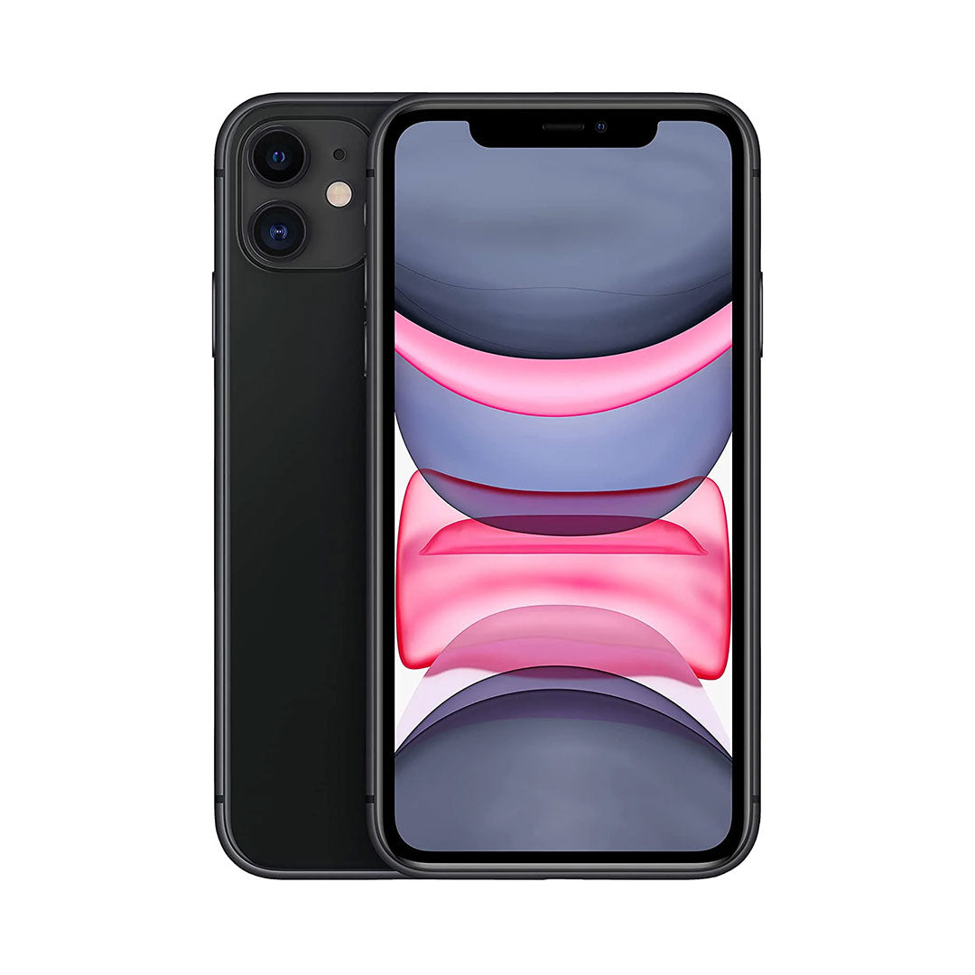 Apple iPhone 11 128GB Black - New Case, Glass Screen Protector 