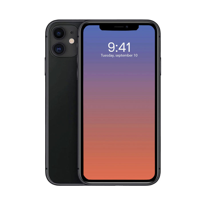 Apple iPhone 11 64GB Black - New Battery, Case, Glass Screen Protector