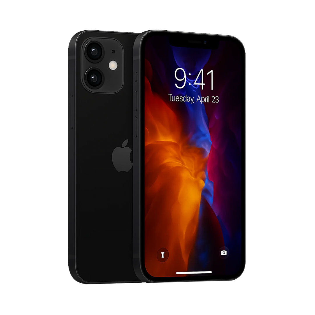 Apple iPhone 12 128GB Black - New Battery, Case, Screen Protector (Exc)