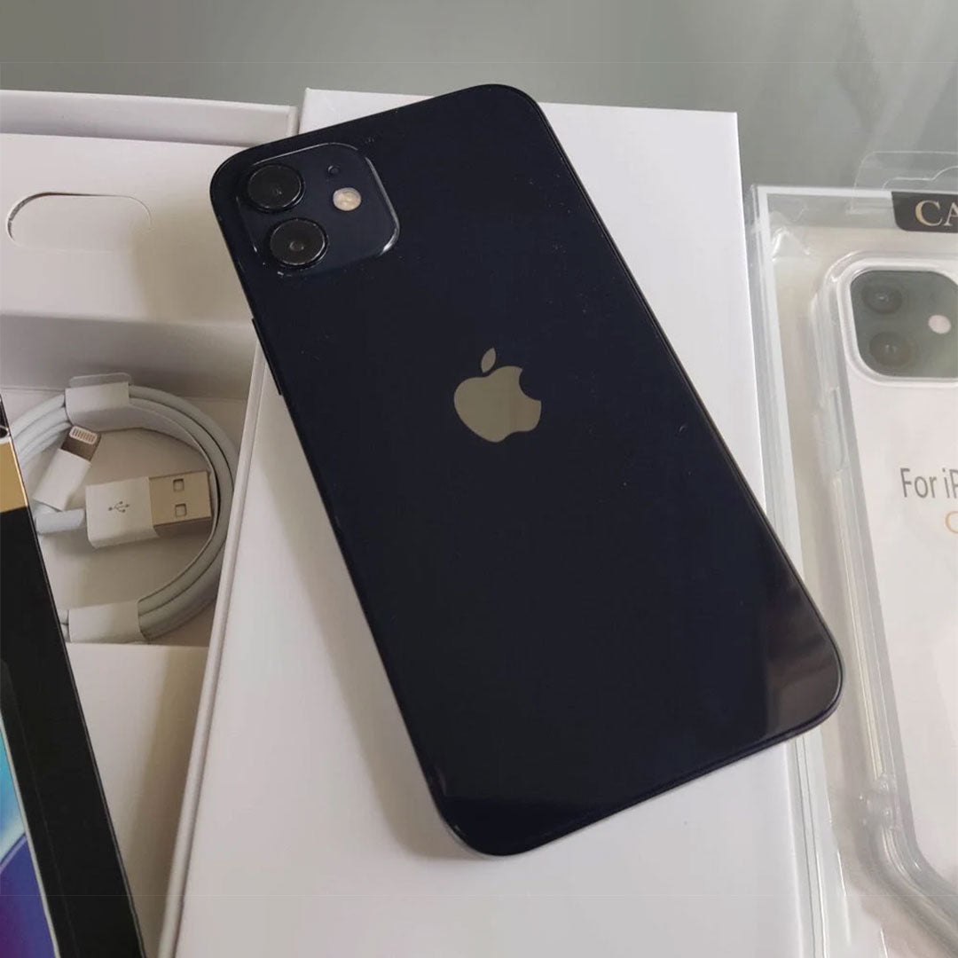 Apple iPhone 12 128GB Black - New Battery, Case, Screen Protector (Exc)