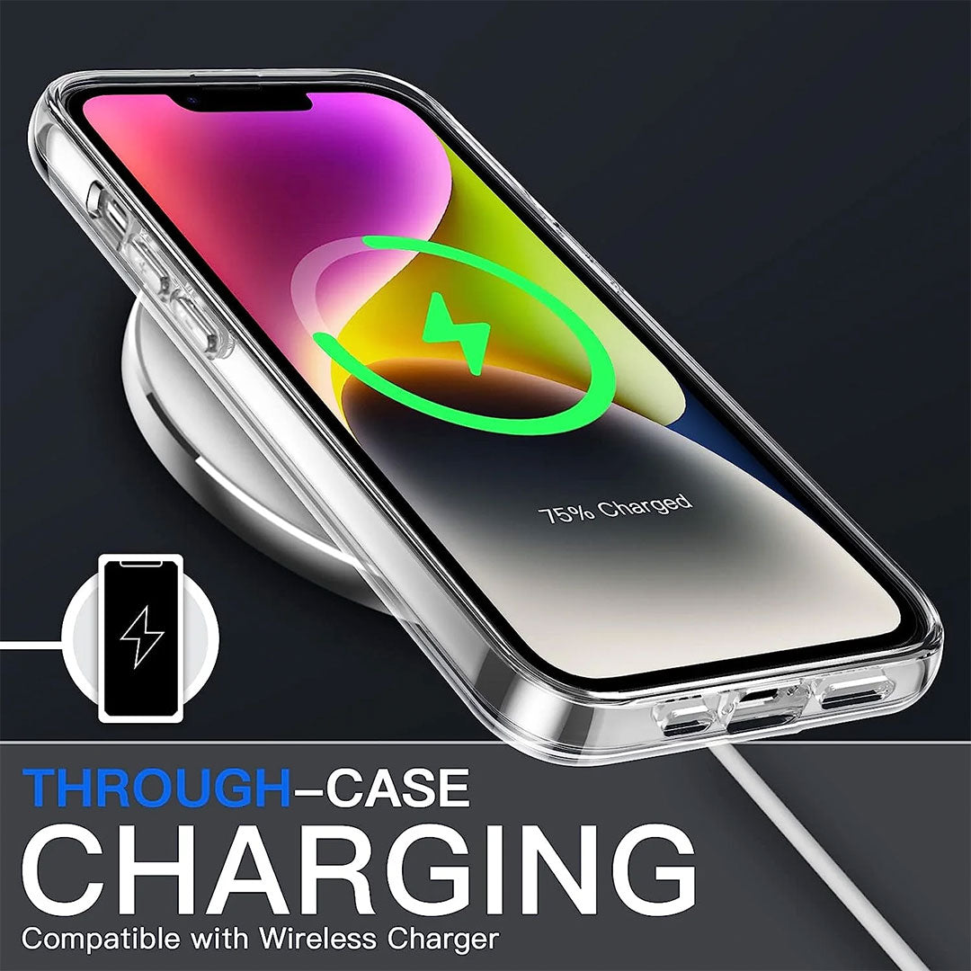 iPhone 14 Tough Hybrid Clear Case