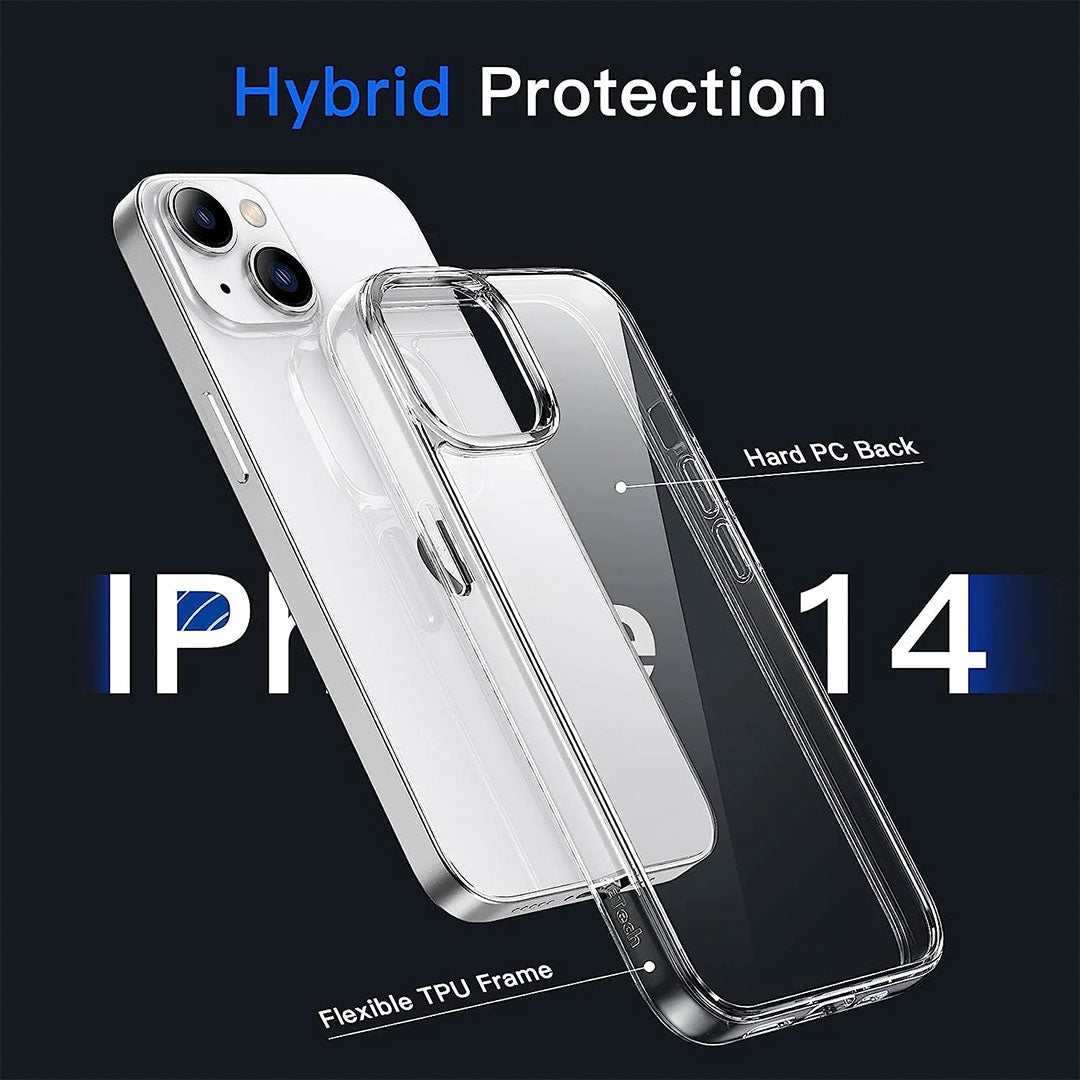 iPhone 14 Tough Hybrid Clear Case