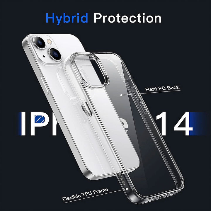 iPhone 14 Tough Hybrid Clear Case