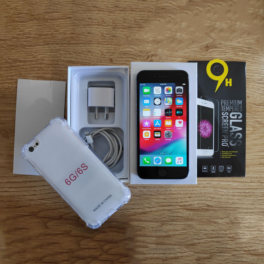 Apple iPhone 632GB Space Grey - New Battery, Case, Screen Protector (Exc)