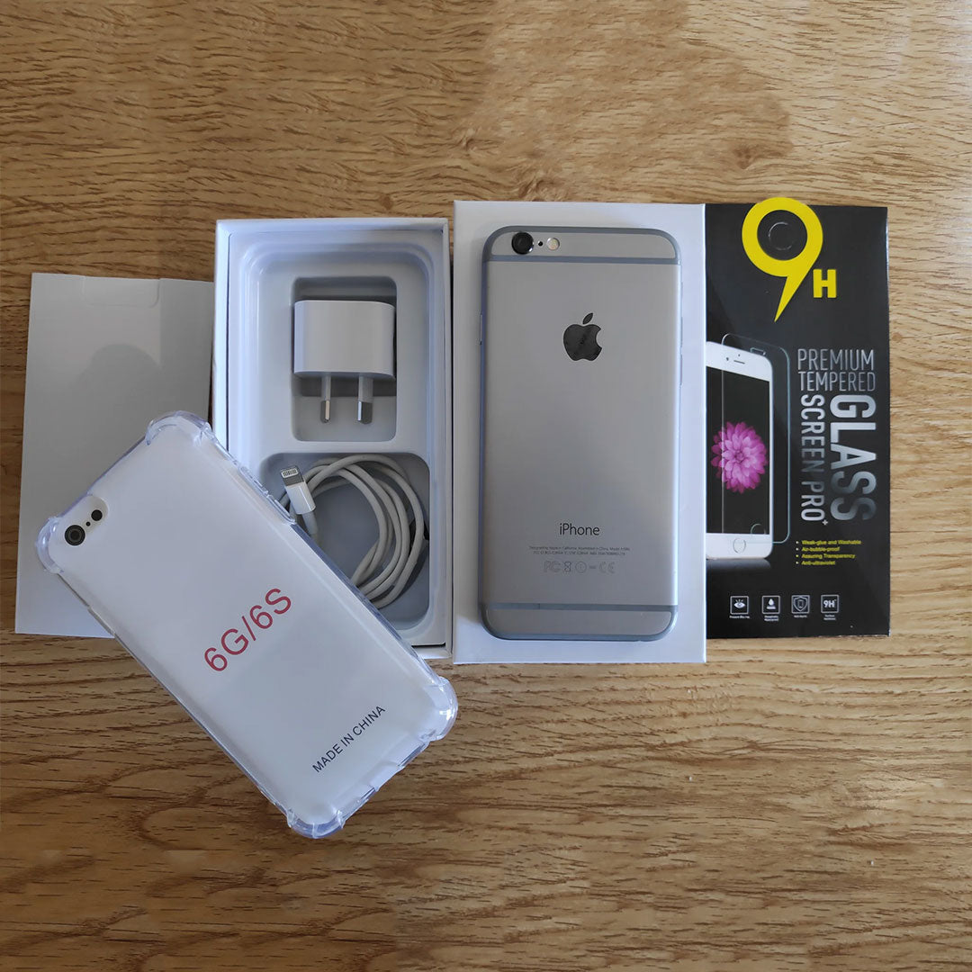 Apple iPhone 632GB Space Grey - New Battery, Case, Screen Protector (Exc)