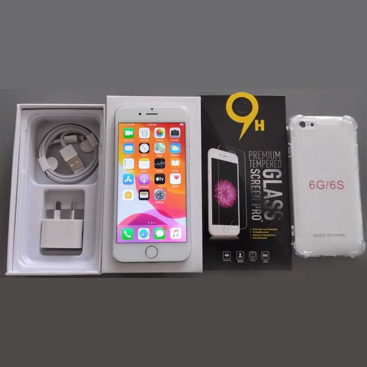 Apple iPhone 6S 32GB White - New Battery, Case, Screen Protector