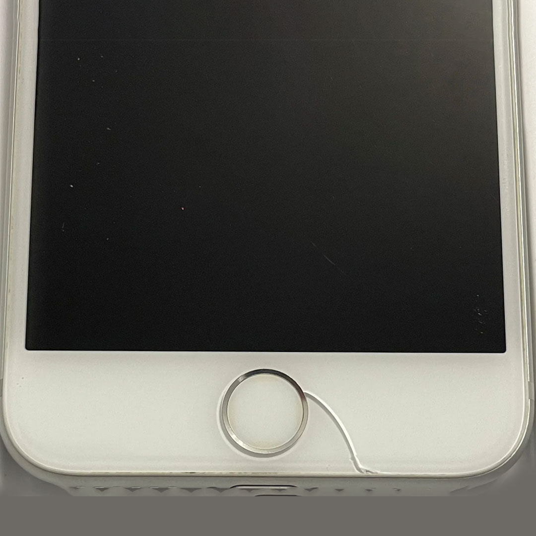 Apple iPhone 7 128GB White Silver - New Case, Glass Screen Protector (Exc) Crack at Bottom
