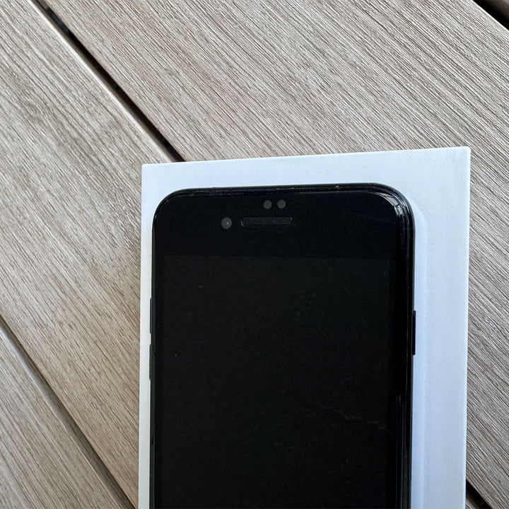 Apple iPhone 7 128GB Jet Black - New Battery, Case, Glass Screen Protector 