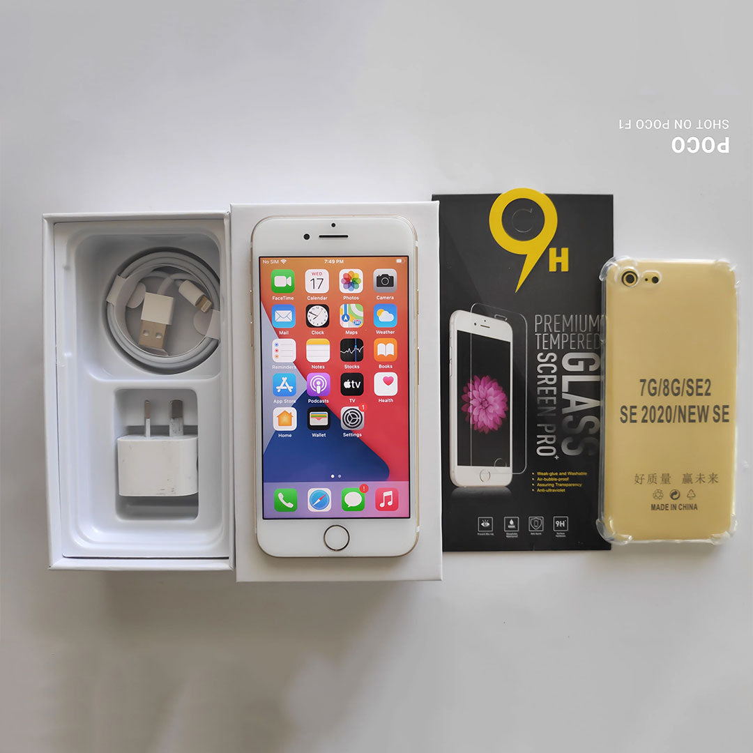 Apple iPhone 7 256GB Gold - New Battery, Case & Screen Protector (Fair)