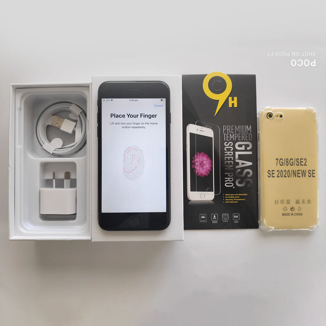 Apple iPhone 7 32GB Space Grey - New Battery, Case, Glass Screen Protector (Exc)