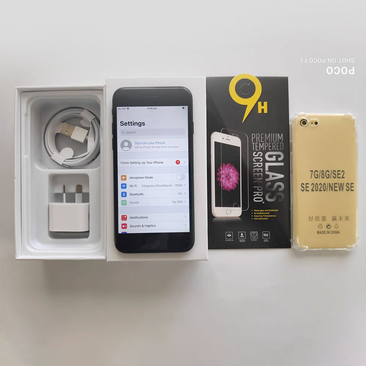 Apple iPhone 7 32GB Space Grey - New Battery, Case, Glass Screen Protector (Exc)