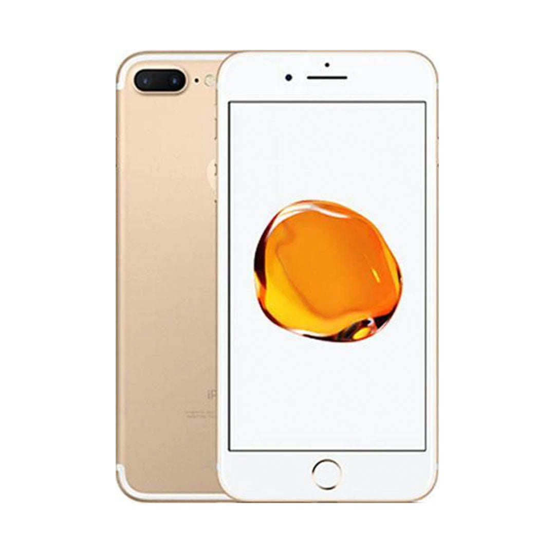 Apple iPhone 7 Plus 128GB Gold - New Battery, Case, Glass Screen Protector (Exc) WS