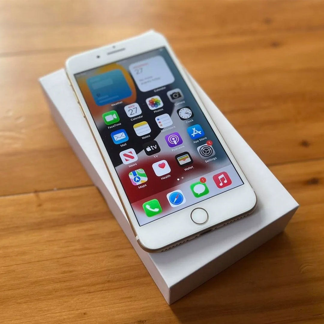 Apple iPhone 7 Plus 128GB Gold - New Battery, Case, Glass Screen Protector (Exc) WS