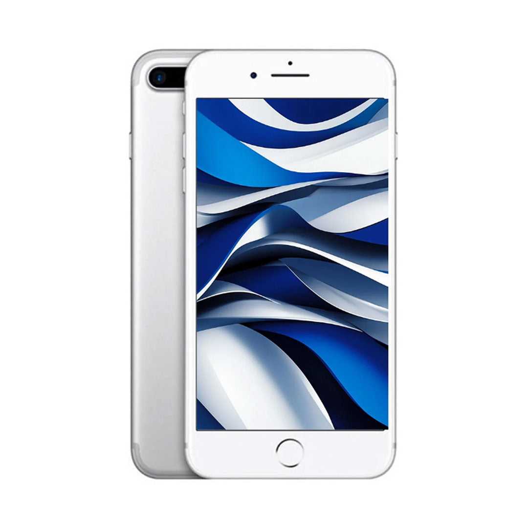 Apple iPhone 7 Plus 128GB Silver - New Battery, Case, Screen Protector 