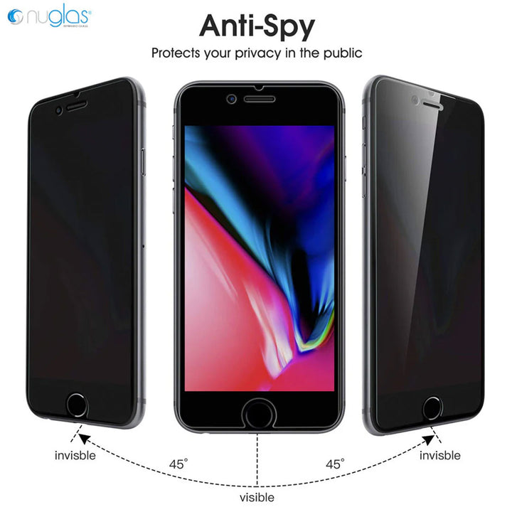 iPhone 8 Plus/ 7 Plus/ 6S Plus/ 6 Plus Privacy Hardened Glass Screen Protector
