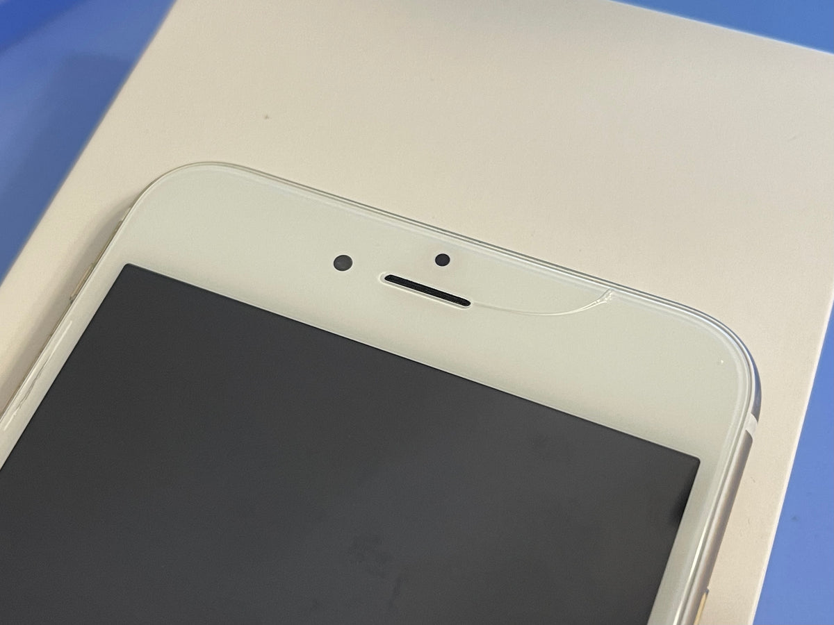 Apple iPhone 6S Plus 128GB Gold - New Battery, Case, Screen Protector (Good) Touch ID NW, Minor Crack