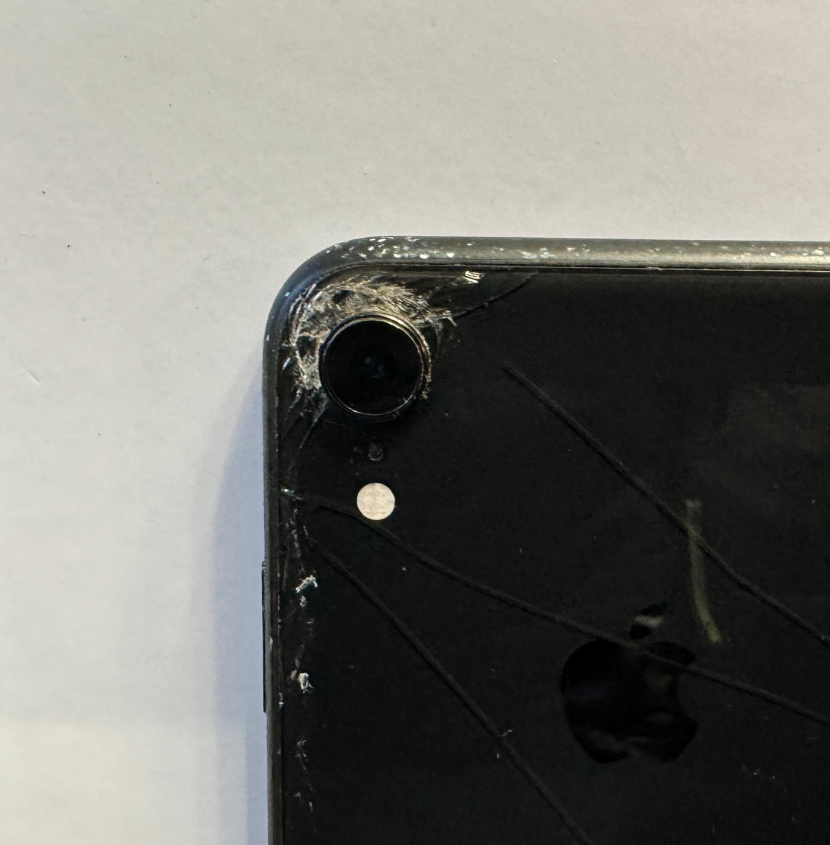 Apple iPhone XR 128GB Black - New Case, Glass Screen Protector (Excellent) Back Glass Broken