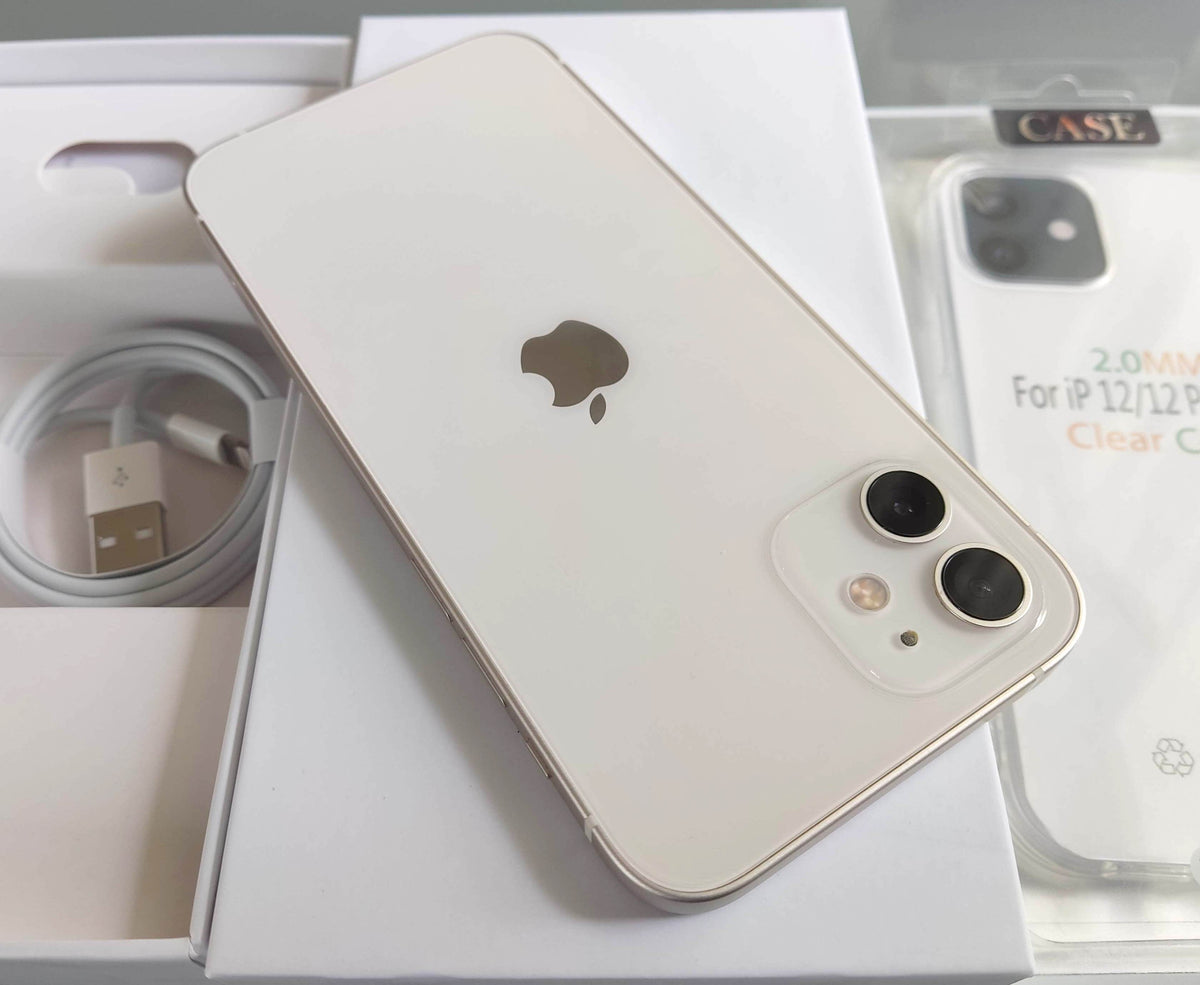 Apple iPhone 12 256GB White - New Battery (Refurbished)