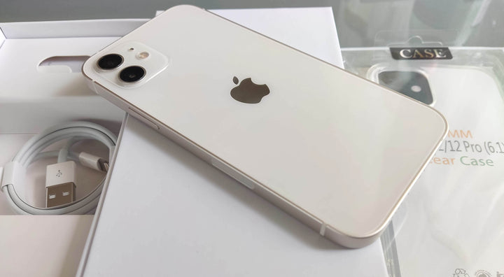 Apple iPhone 12 64GB White (As New) New Display - New Case, Screen Protector