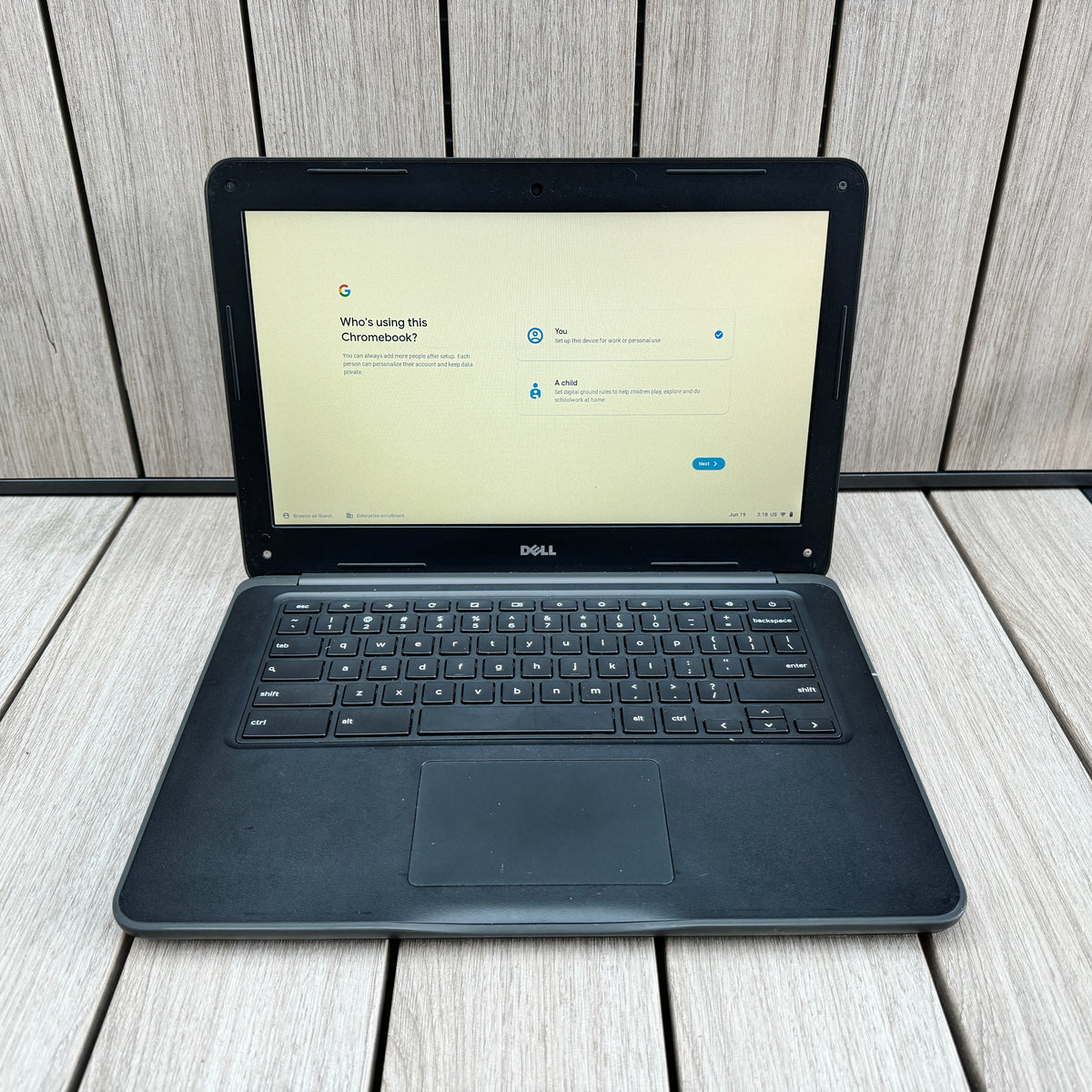 Dell Chromebook 13inch 3380 Laptop Intel 1.60 GHz 4GB 16GB