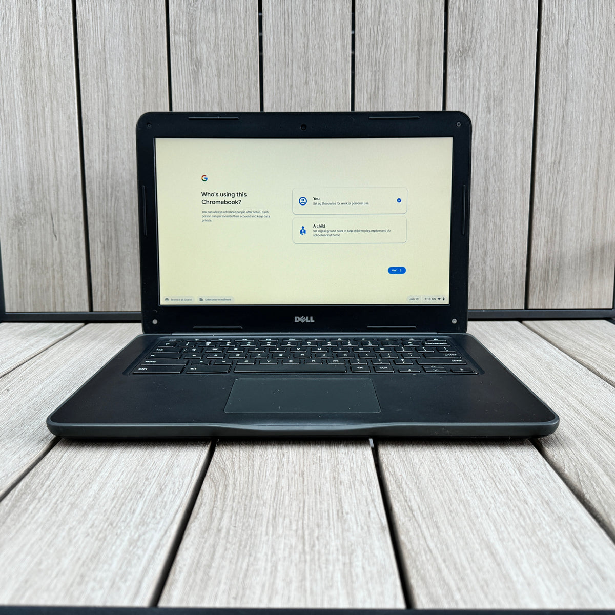 Dell Chromebook 13inch 3380 Laptop Intel 1.60 GHz 4GB 16GB