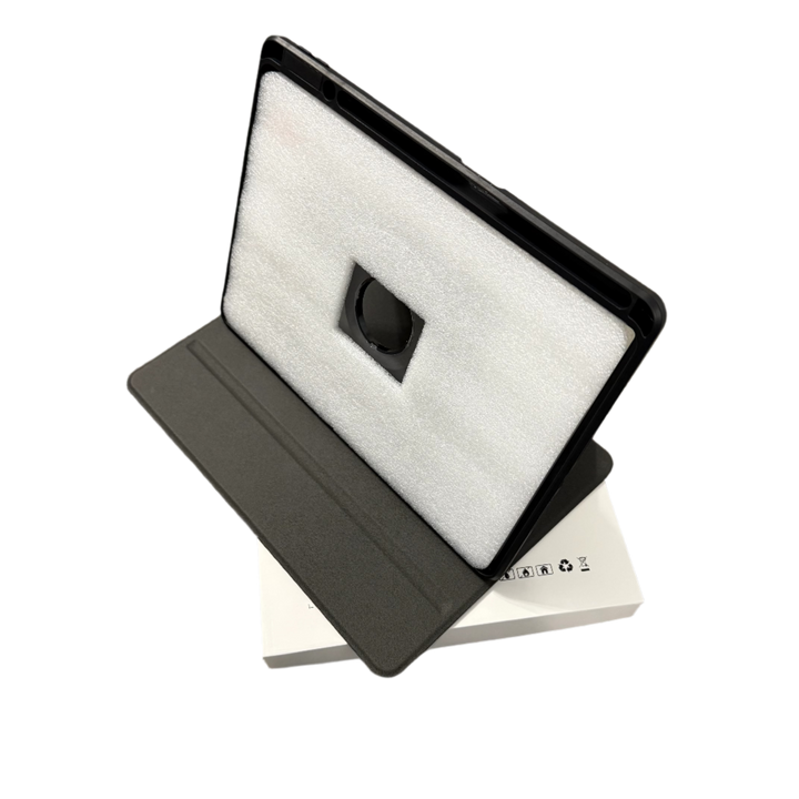 Apple iPad 7, 8, 9 (10.2 inch) Kickstand Book Fashion Case (Black)