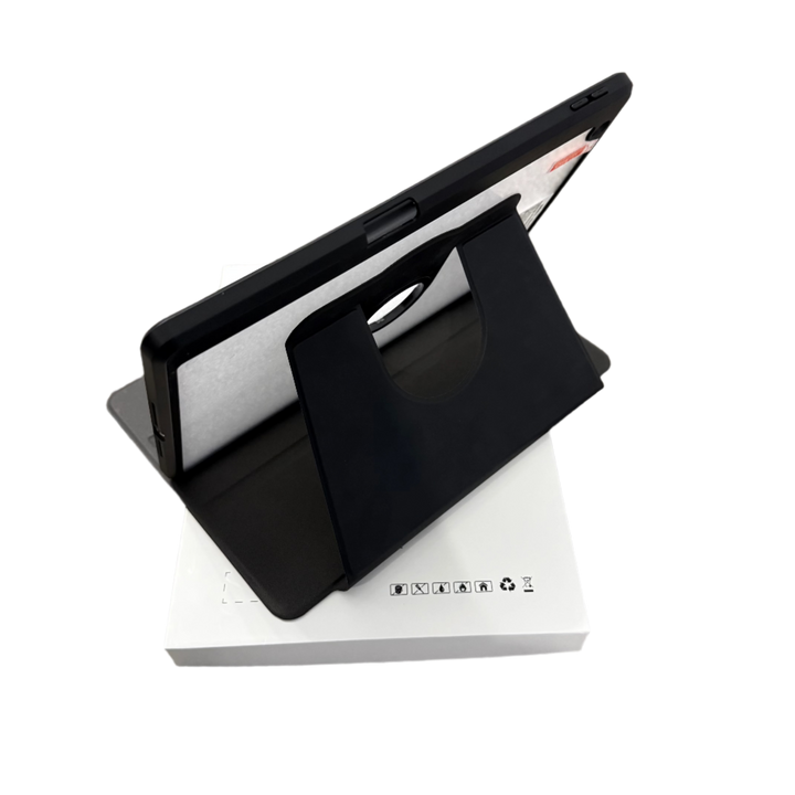 Apple iPad 7, 8, 9 (10.2 inch) Kickstand Book Fashion Case (Black)